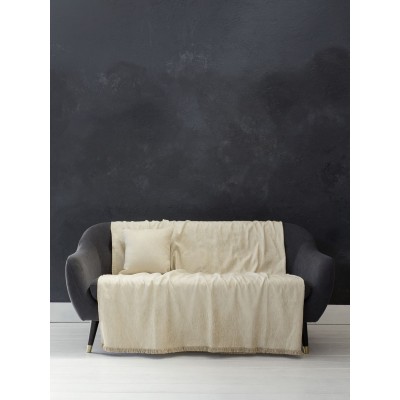 Ριχτάρι Διθέσιου Καναπέ Velvety Ivory 180X240 Nima Home Ριχτάρι Διθέσιου Καναπέ Velvety Ivory 180X240 Nima Home
