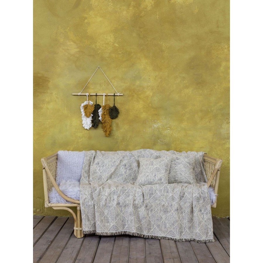 Ριχτάρι Πολυθρόνας 180X180 Jayla Ivory Nima Home