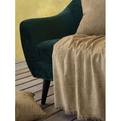 Ριχτάρι Τετραθέσιου Καναπέ 180X180 Estera Mustard Beige Nima Home