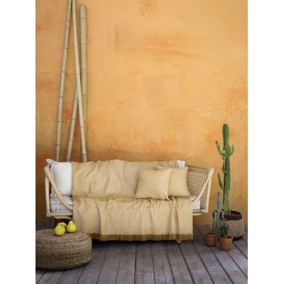 Ριχτάρι Τετραθέσιου Καναπέ Amari Gold 180X350 Nima Home Ριχτάρι Τετραθέσιου Καναπέ Amari Gold 180X350 Nima Home