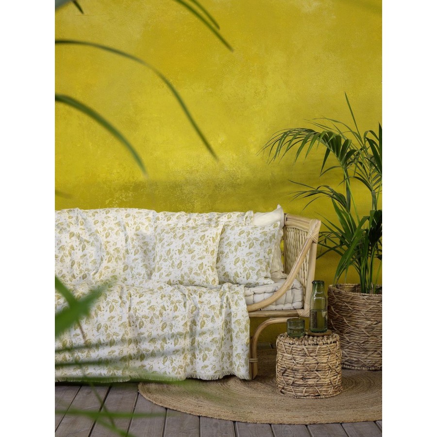 Ριχτάρι Τετραθέσιου Καναπέ Juliette Green 180X350 Nima Home Ριχτάρι Τετραθέσιου Καναπέ Juliette Green 180X350 Nima Home