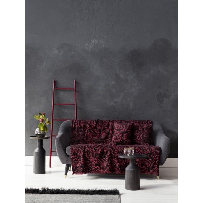 Ριχτάρι Τριθέσιου Καναπέ Dusk Ruby Red 180X300 Nima Home