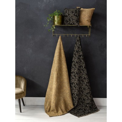 Ριχτάρι Τριθέσιου Καναπέ Woods Black 180X300 Nima Home Ριχτάρι Τριθέσιου Καναπέ Woods Black 180X300 Nima Home