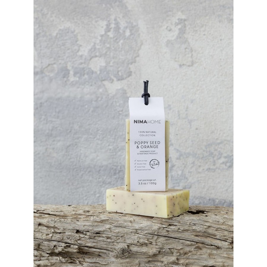 Σαπούνι Απολέπισης 100g Grain Poppy Seed & Orange Nima Home