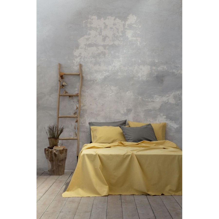 Σεντόνι Μεμονωμένο King Size Unicolors Mustard Beige 270X280 Nima Home Σεντόνι Μεμονωμένο King Size Unicolors Mustard Beige 270X280 Nima Home