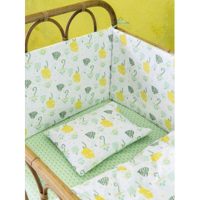 Σετ Κούνιας Σεντόνια Κουβερλί Πάντα Akunga Nima Home