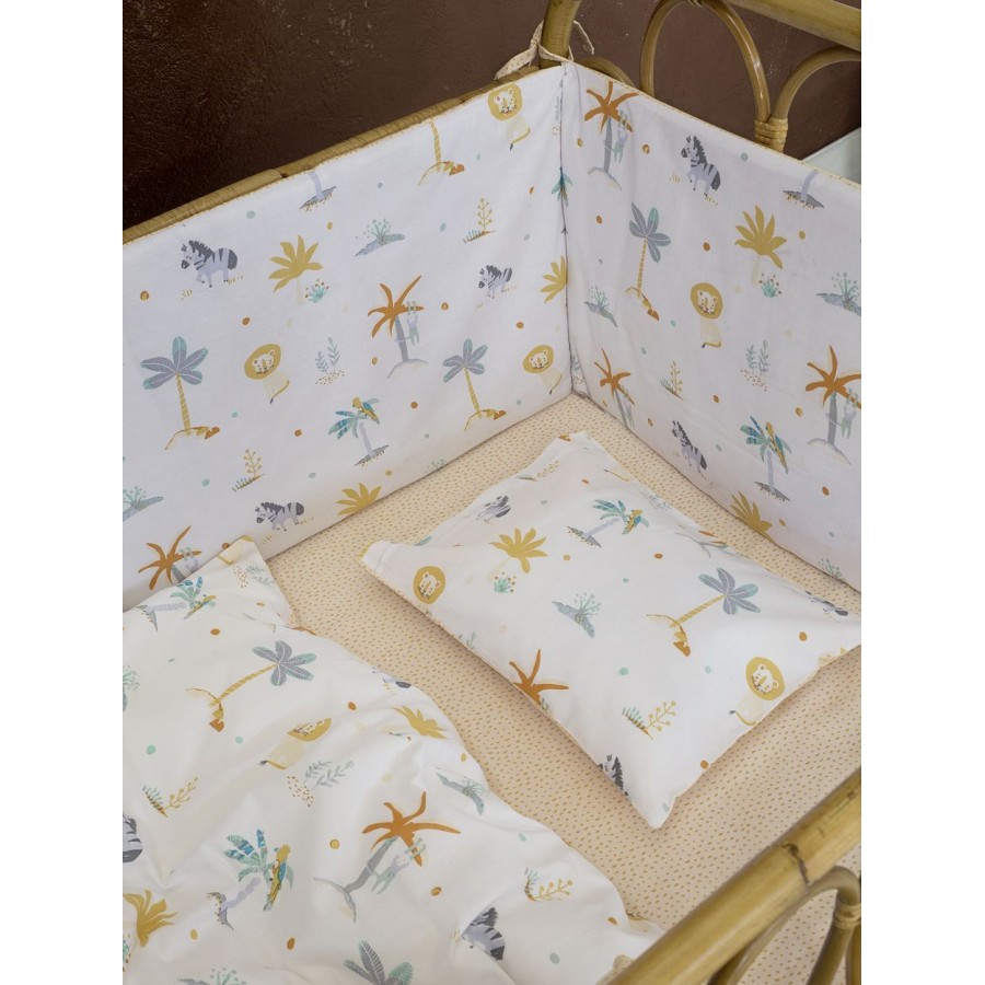 Σετ Κούνιας Σεντόνια - Κουβερλί - Πάντα Baloo Nima Home