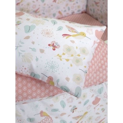 Σετ Κούνιας Σεντόνια - Κουβερλί - Πάντα Chirp Chirp Nima Home