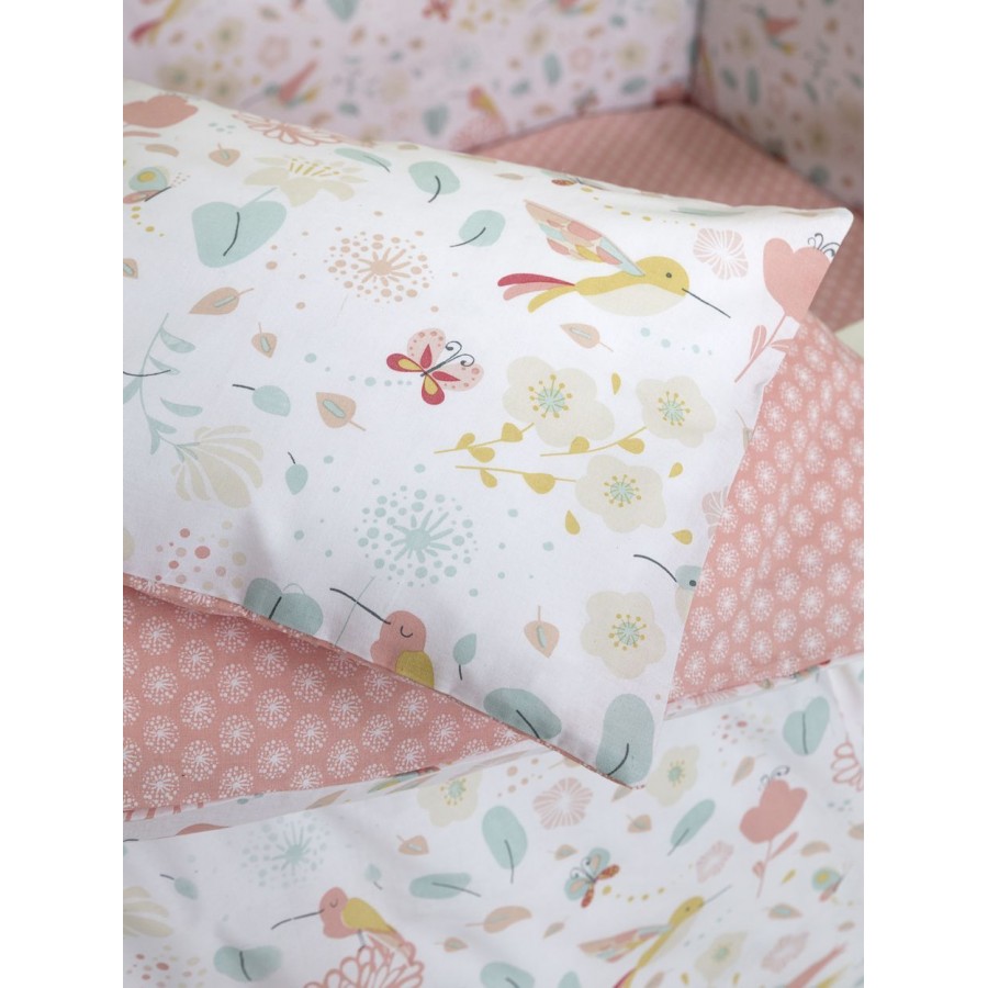 Σετ Κούνιας Σεντόνια - Κουβερλί - Πάντα Chirp Chirp Nima Home