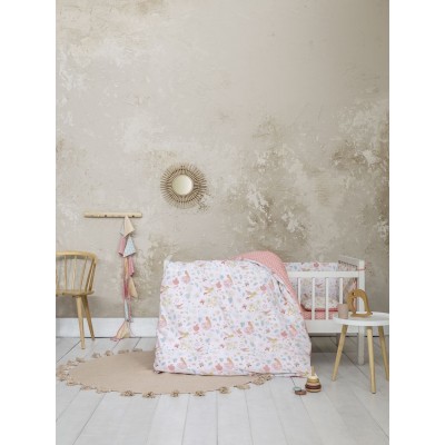 Σετ Κούνιας Σεντόνια - Κουβερλί - Πάντα Chirp Chirp Nima Home