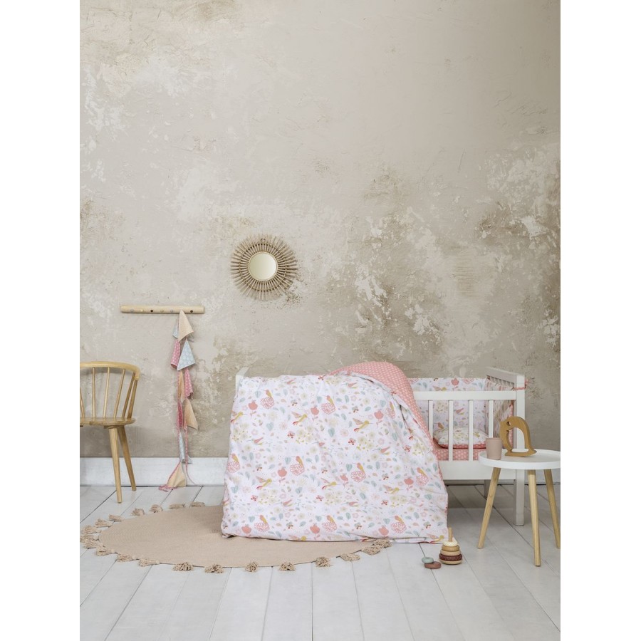 Σετ Κούνιας Σεντόνια - Κουβερλί - Πάντα Chirp Chirp Nima Home