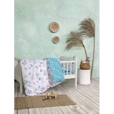 Σετ Κούνιας Σεντόνια Κουβερλί Πάντα Cuddly Nima Home Σετ Κούνιας Σεντόνια Κουβερλί Πάντα Cuddly Nima Home