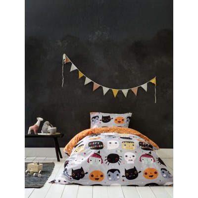 Σετ Παιδικά Σεντόνια Μονά Happy Halloween 170X255 Nima Home