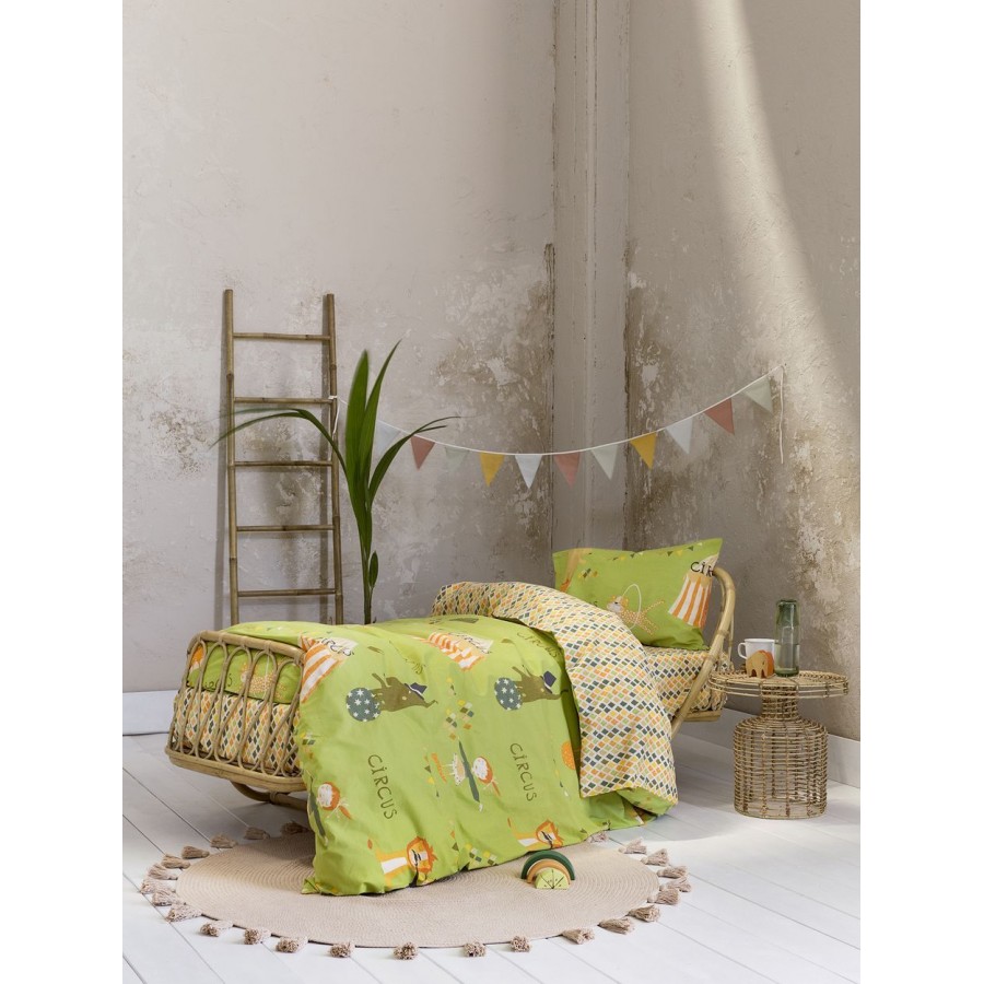 Σετ Παιδικά Σεντόνια Μονά Με λάστιχο Circus 100X200+30 Nima Home
