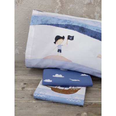 Σετ Παιδική Παπλωματοθήκη Μονή Yo-Ho-Ho 160X240 Nima Home