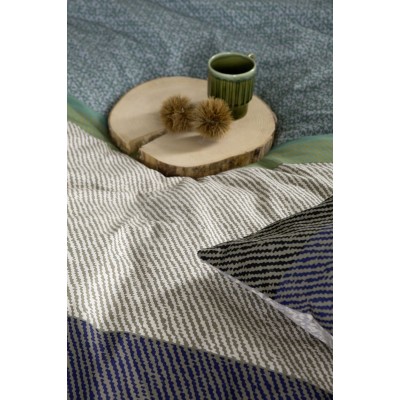 Σετ Παπλωματοθήκη Μονή Frame Natural 160X240 Nima Home