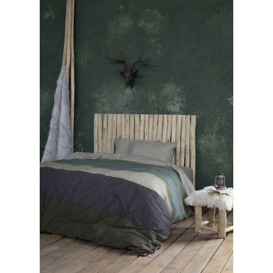 Σετ Παπλωματοθήκη Μονή Frame Natural 160X240 Nima Home
