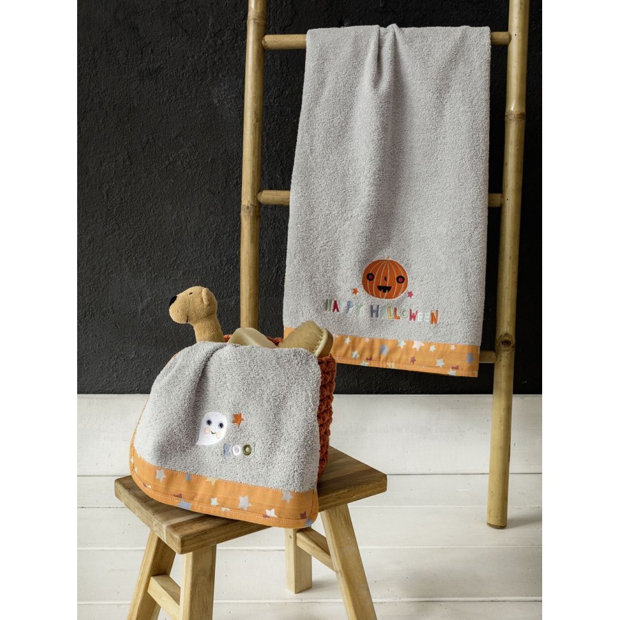 Σετ Πετσέτες Βρεφικές Happy Halloween 30X50 - 70X140 Nima Home