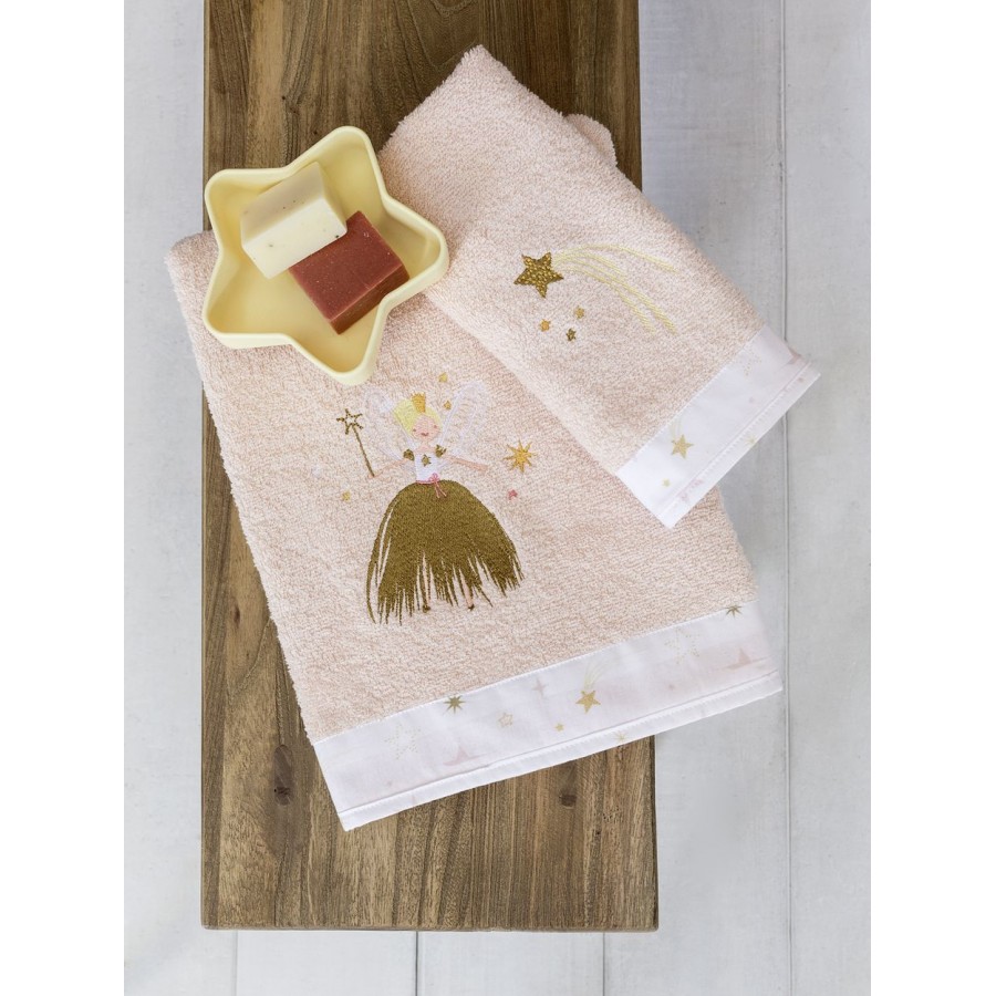 Σετ Πετσέτες Βρεφικές Star Fairies 30X50 - 70X140 Nima Home