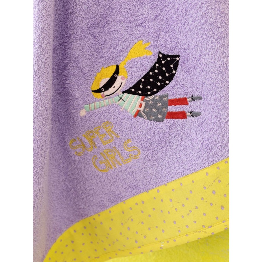 Σετ Πετσέτες Παιδικές 2Τμχ Super Girls Nima Home