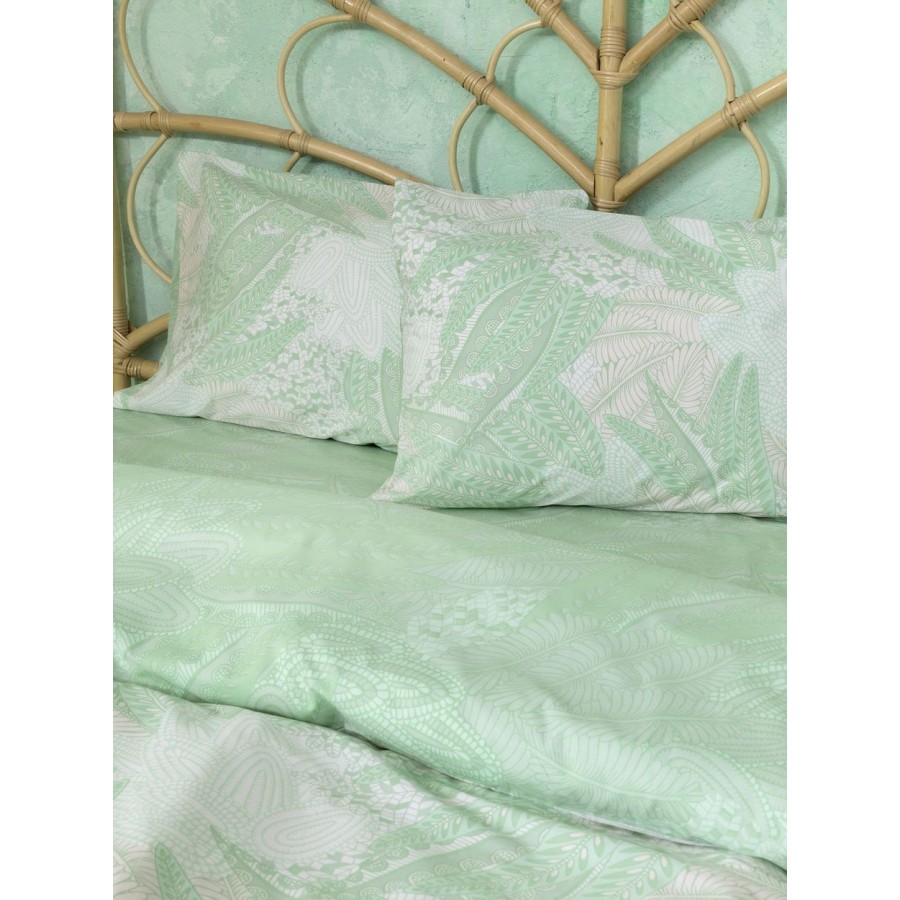 Σετ Σεντόνια Διπλα Aissa Jungle Green 220X260 Nima Home