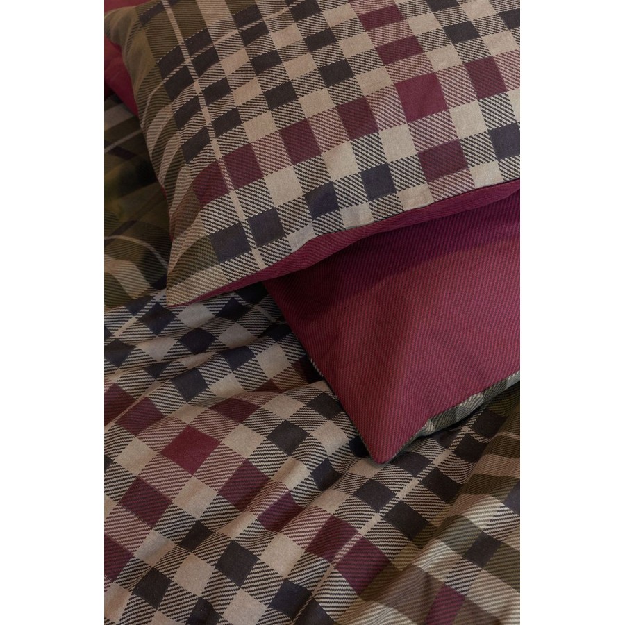 Σετ Σεντόνια Διπλά Edward Φανελένια 220X260 Nima Home