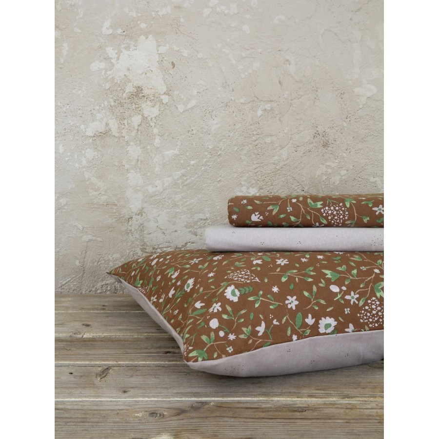 Σετ Σεντόνια Διπλά Φανελένια Wildflower 220X260 Nima Home
