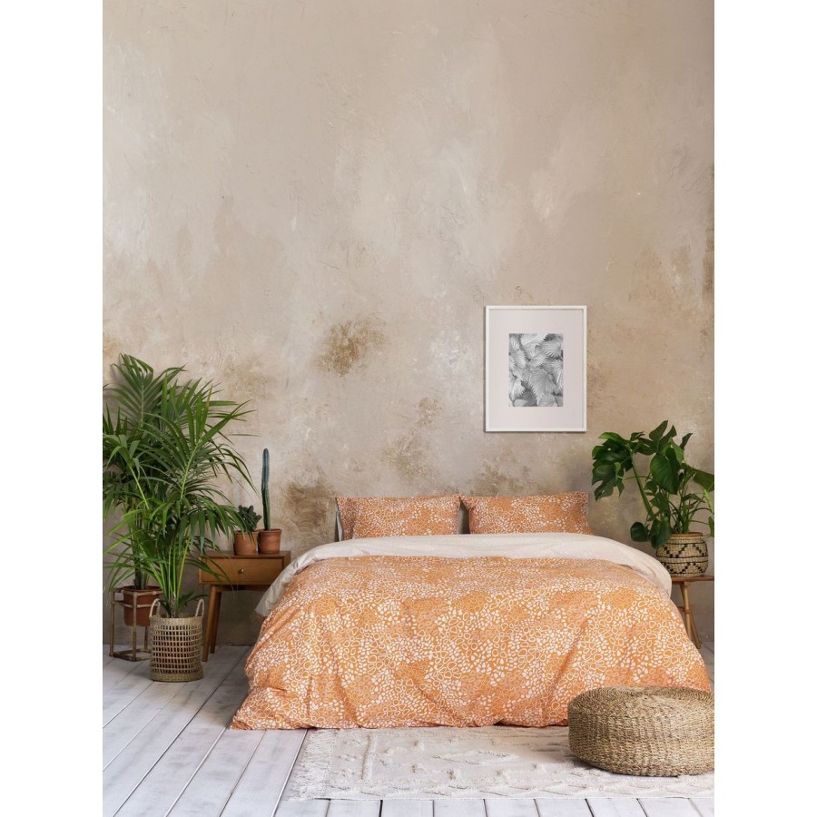 Σετ Σεντόνια King Size Mamba Deep Orange 270X280 Nima Home