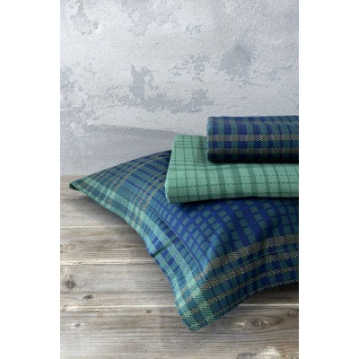 Σετ Σεντόνια King Size με Λάστιχο Ardor Green 180X200+32 Nima Home