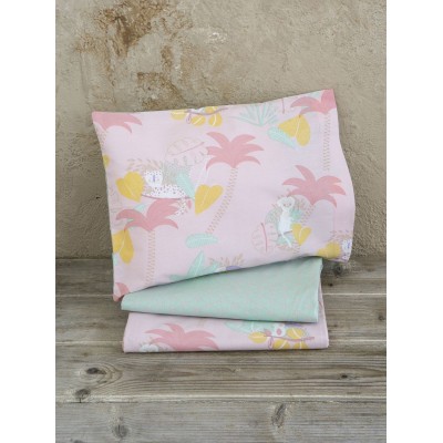 Σετ Σεντόνια Κούνιας Με λάστιχο Little Paradise 70X140+15 Nima Home Σετ Σεντόνια Κούνιας Με λάστιχο Little Paradise 70X140+15 Nima Home
