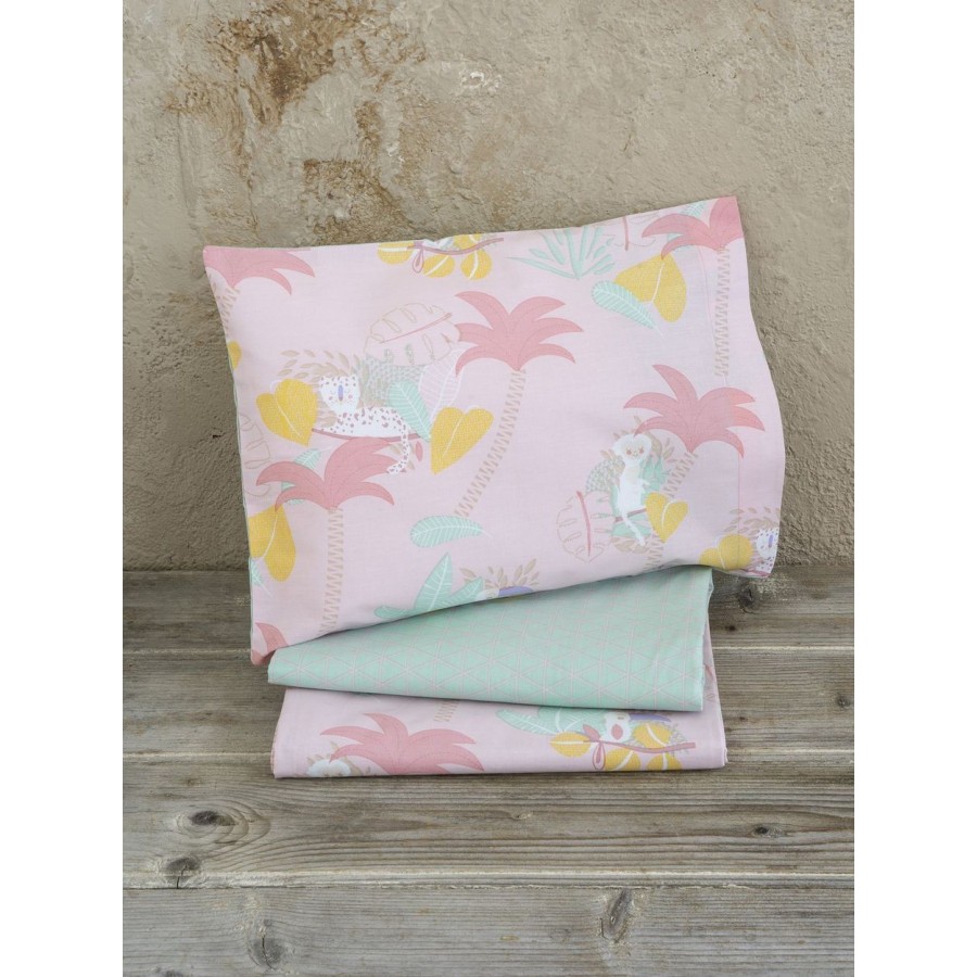 Σετ Σεντόνια Κούνιας Με λάστιχο Little Paradise 70X140+15 Nima Home Σετ Σεντόνια Κούνιας Με λάστιχο Little Paradise 70X140+15 Nima Home