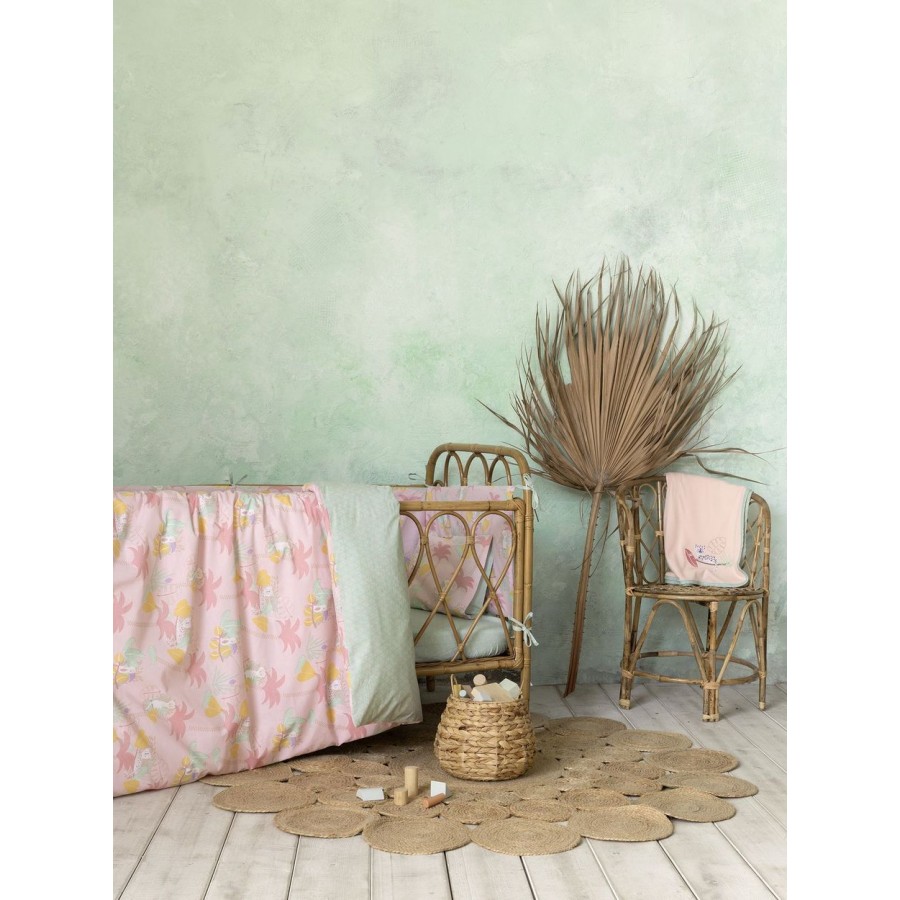 Σετ Σεντόνια Κούνιας Με λάστιχο Little Paradise 70X140+15 Nima Home Σετ Σεντόνια Κούνιας Με λάστιχο Little Paradise 70X140+15 Nima Home
