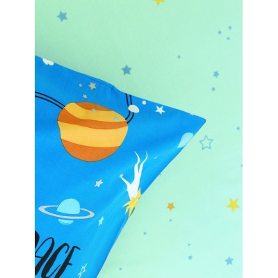 Σετ Σεντόνια Μονά Με λάστιχο Space Fun 100X200+30 Nima Home Σετ Σεντόνια Μονά Με λάστιχο Space Fun 100X200+30 Nima Home