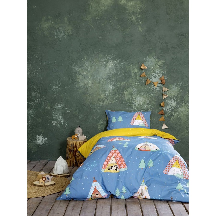 Σετ Σεντόνια Μονά με Λάστιχο Tippietie 100X200+30 Nima Home Σετ Σεντόνια Μονά με Λάστιχο Tippietie 100X200+30 Nima Home