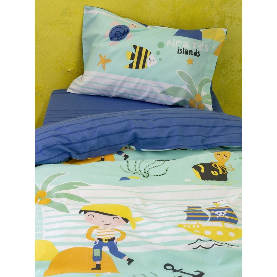 Σετ Σεντόνια Μονά Pirates Island 170X255 Nima Home Σετ Σεντόνια Μονά Pirates Island 170X255 Nima Home
