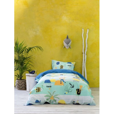 Σετ Σεντόνια Μονά Pirates Island 170X255 Nima Home Σετ Σεντόνια Μονά Pirates Island 170X255 Nima Home