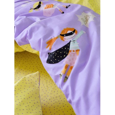 Σετ Σεντόνια Μονά Super Girls 170X255 Nima Home