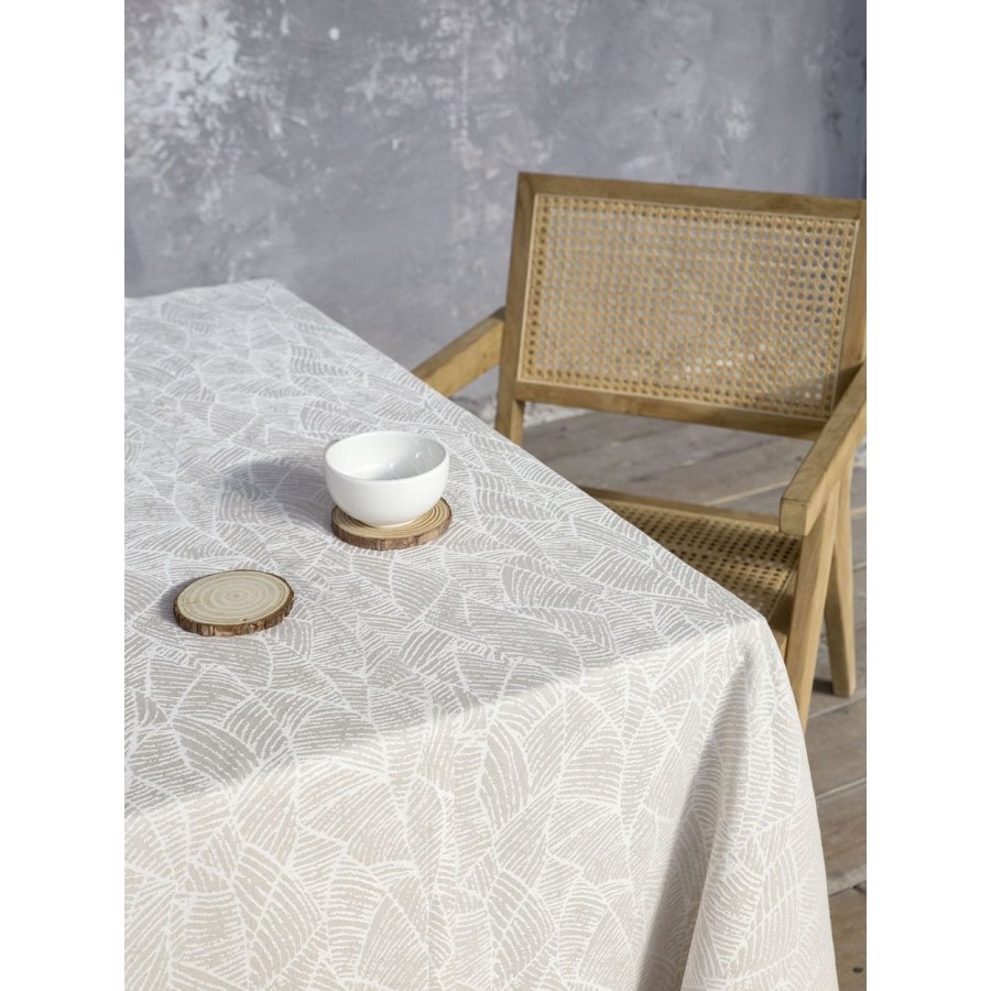 Τραπεζομάντηλο 165X265 Folio Beige Nima Home