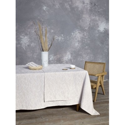 Τραπεζομάντηλο 165X265 Folio Beige Nima Home