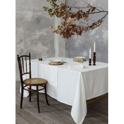 Τραπεζομάντηλο 165X310 Folio Off White Nima Home