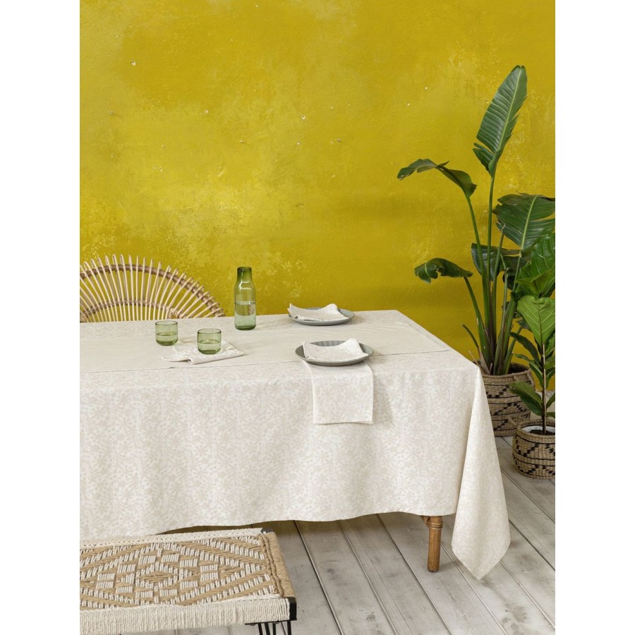 Τραπεζομάντηλο Salma Beige 165X265 Nima Home Τραπεζομάντηλο Salma Beige 165X265 Nima Home