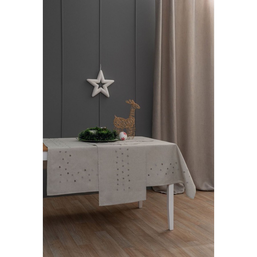 Χριστουγεννιάτικη Τραβέρσα CD02 Grey 40X160 Palamaiki