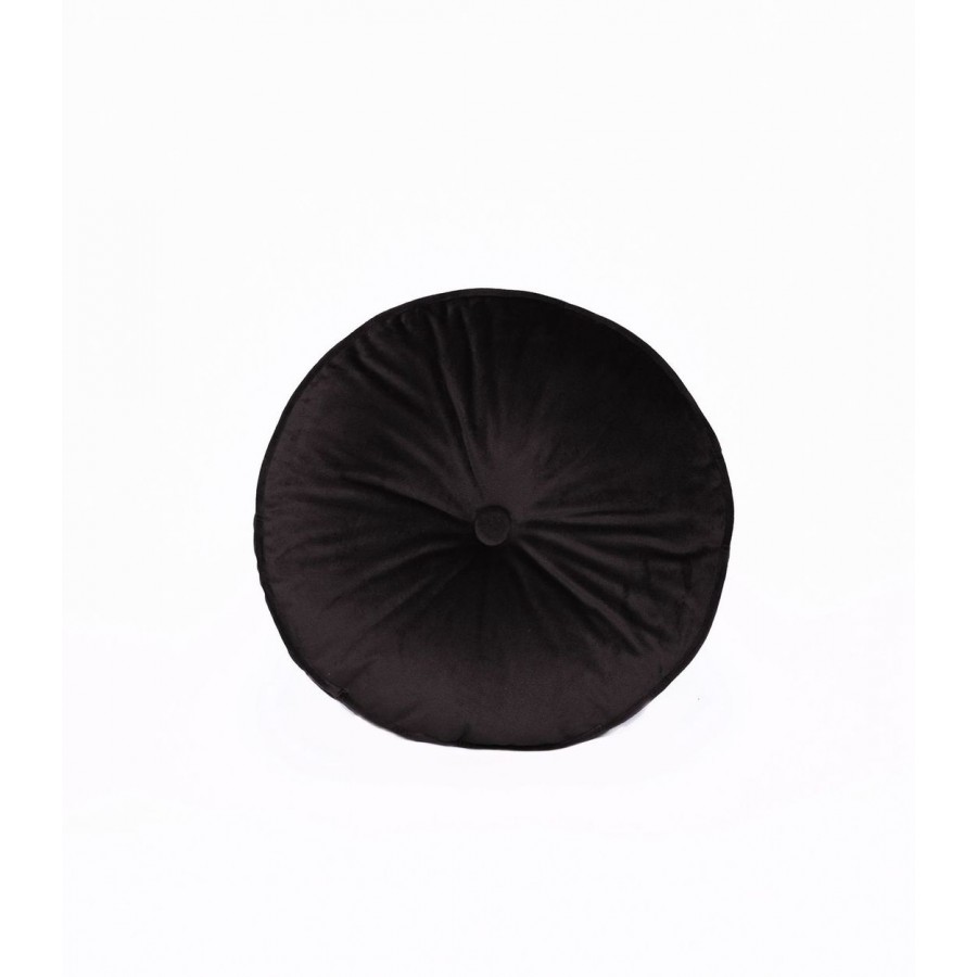 Διακοσμητικό Μαξιλάρι Velvet Feel VF803 Black Φ30 Palamaiki