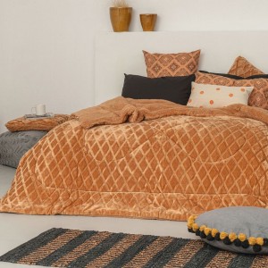 Κουβερτοπάπλωμα Μονό Nadine/2 Tan 160X240 Palamaiki