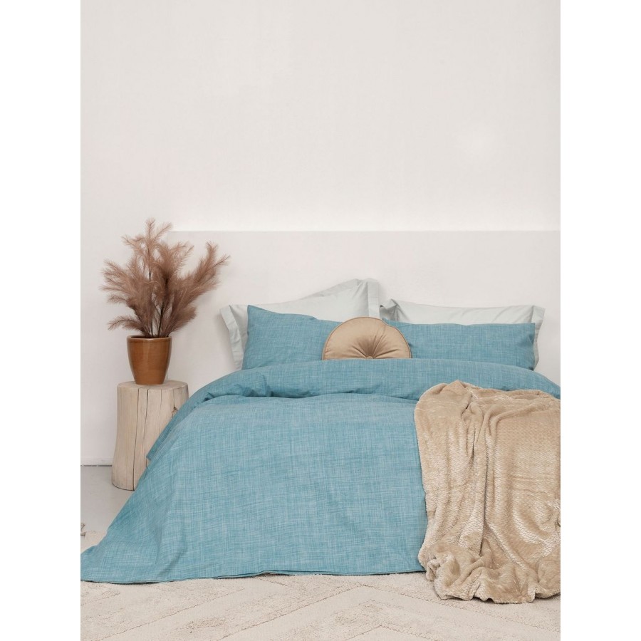 Σεντόνι Μεμονωμένο King Size Lina Denim 265X275 Palamaiki Σεντόνι Μεμονωμένο King Size Lina Denim 265X275 Palamaiki