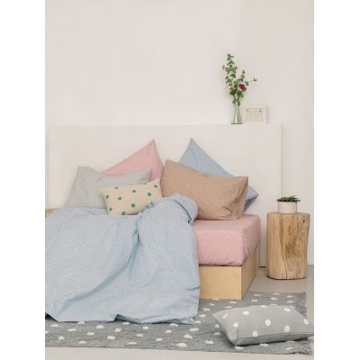 Σεντόνι Μεμονωμένο Με λάστιχο Μονό Confetti New Fog 110X200+30 Palamaiki Σεντόνι Μεμονωμένο Με λάστιχο Μονό Confetti New Fog 110X200+30 Palamaiki