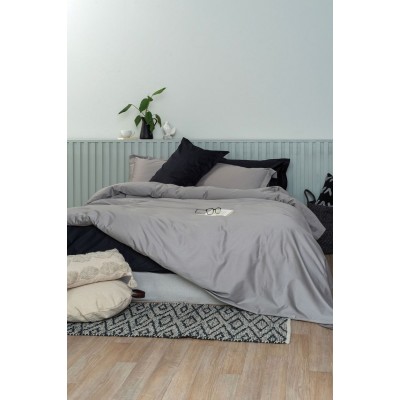 Σεντόνι Μεμονωμένο Υπέρδιπλο Luxe Sateen Black 240X270 Palamaiki