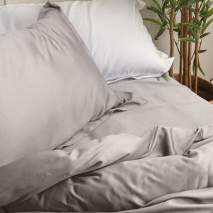 Σετ Σεντόνια Υπέρδιπλα Nature Nature Grey 250X275 Palamaiki