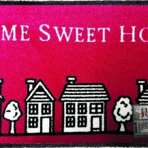 Πατάκι Εισόδου Ambiance 791 Home Sweet Home Red 50X75 Sdim