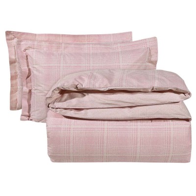 4846 Σετ Σεντόνια Υπέρδιπλα Best 230X260 Ροζ Εκρού Das Home 4846 Σετ Σεντόνια Υπέρδιπλα Best 230X260 Ροζ Εκρού Das Home